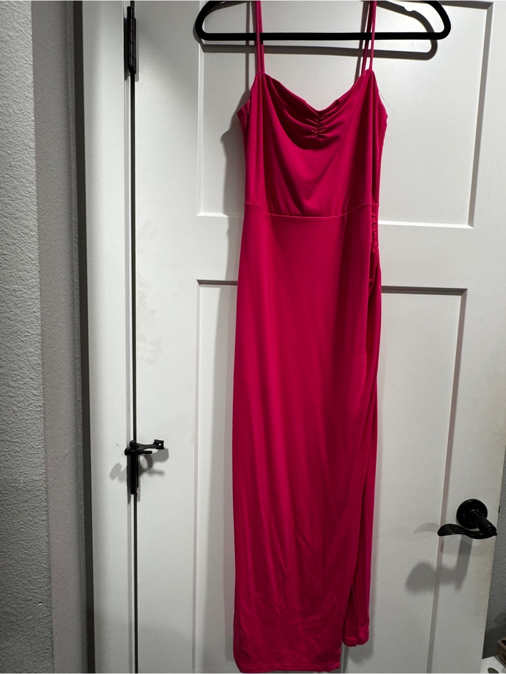 Aritzia Wilfred Fuchsia Flight Maxi Dress